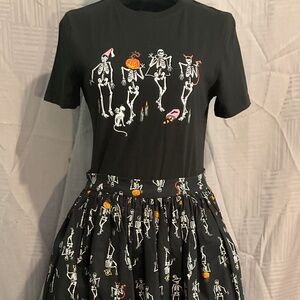 Skeleton Boogie Shirt and Skirt